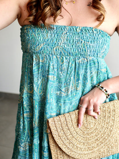 JUPE SIENNA TURQUOISE