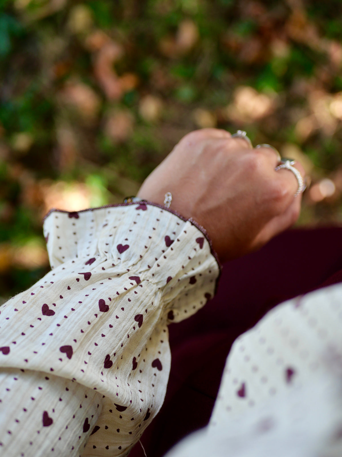 TAUPE BROWN CLARA BLOUSE (PETITE AND PLUS SIZE)
