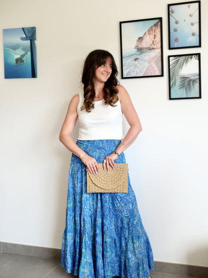 JUPE SIENNA BLEU FONCÉ