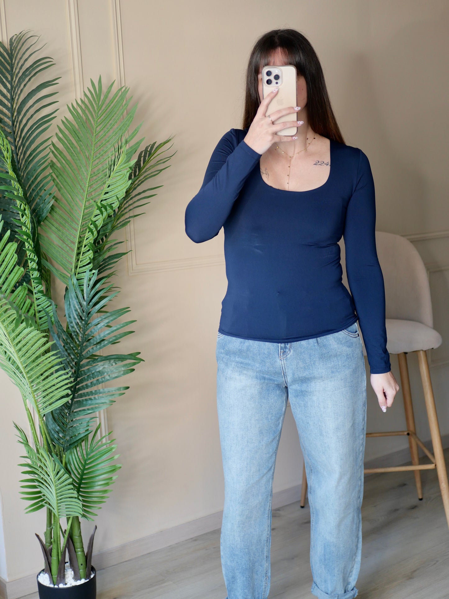 TOP LINA BLEU MARINE