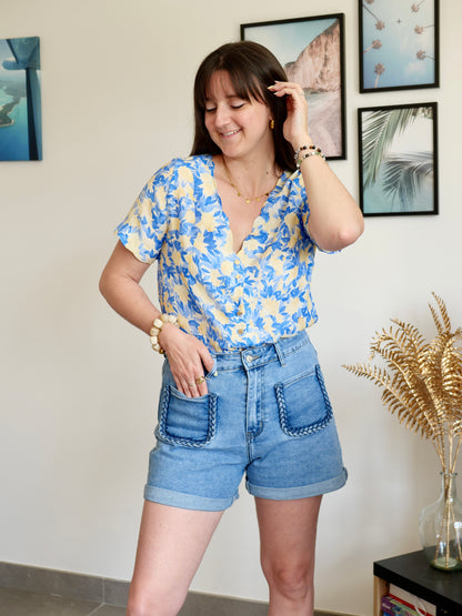 BLOUSE MIA (PETITE ET GRANDE TAILLE)