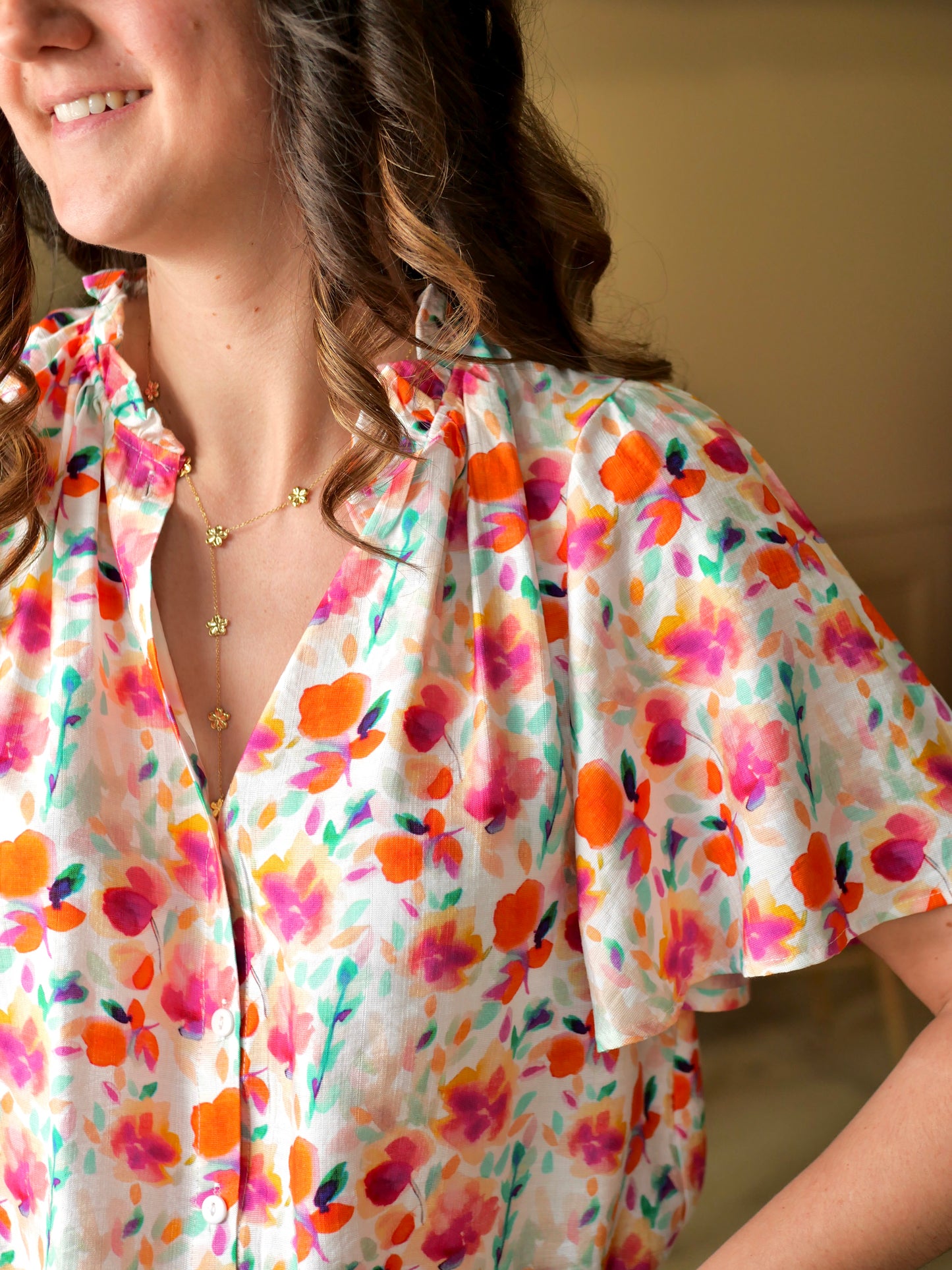 BLOUSE ANDORRA (PETITE ET GRANDE TAILLE)