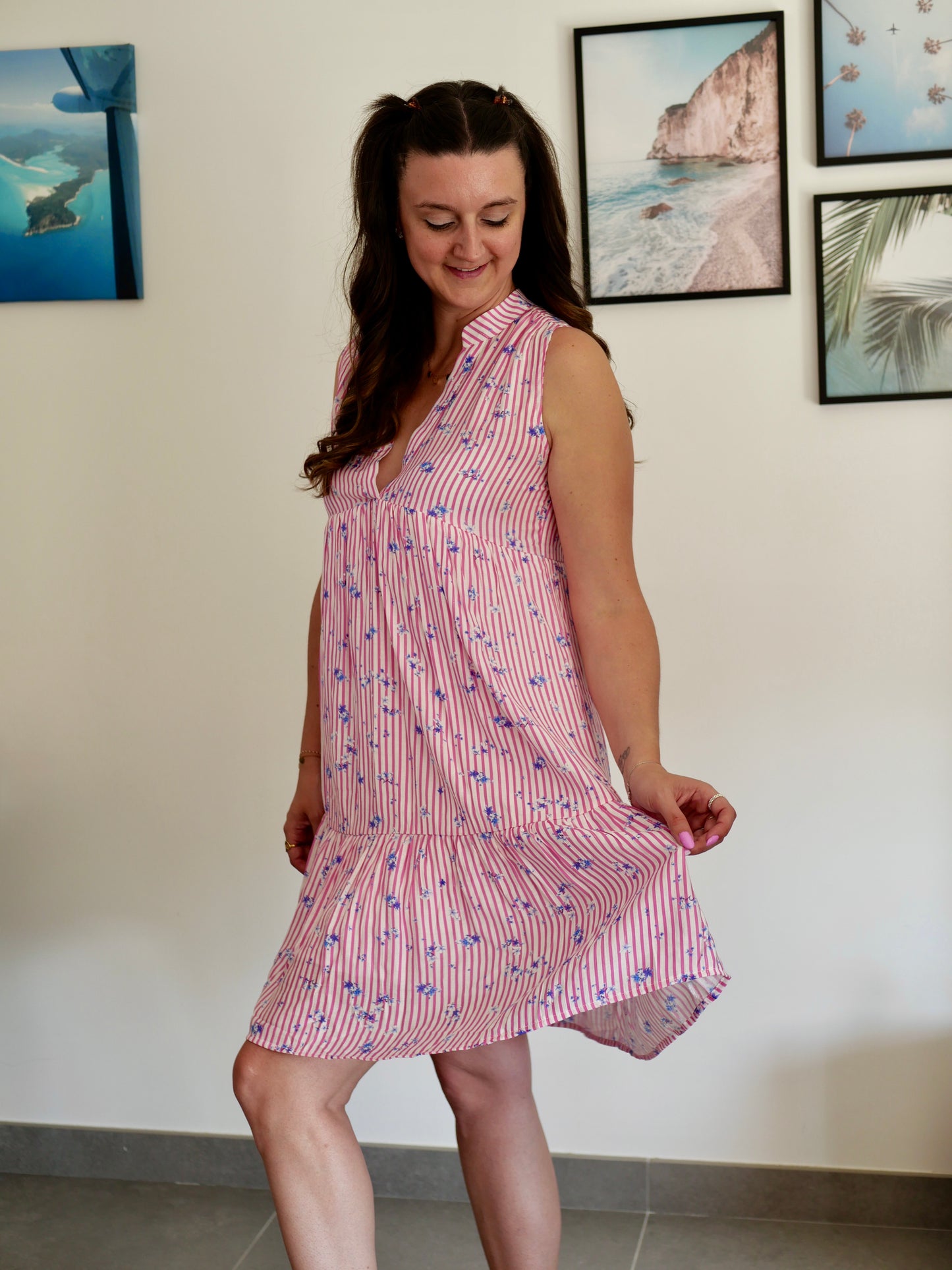 ROBE AGATHE (PETITE ET GRANDE TAILLE)